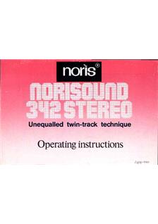 Noris Norisound 342 manual. Camera Instructions.